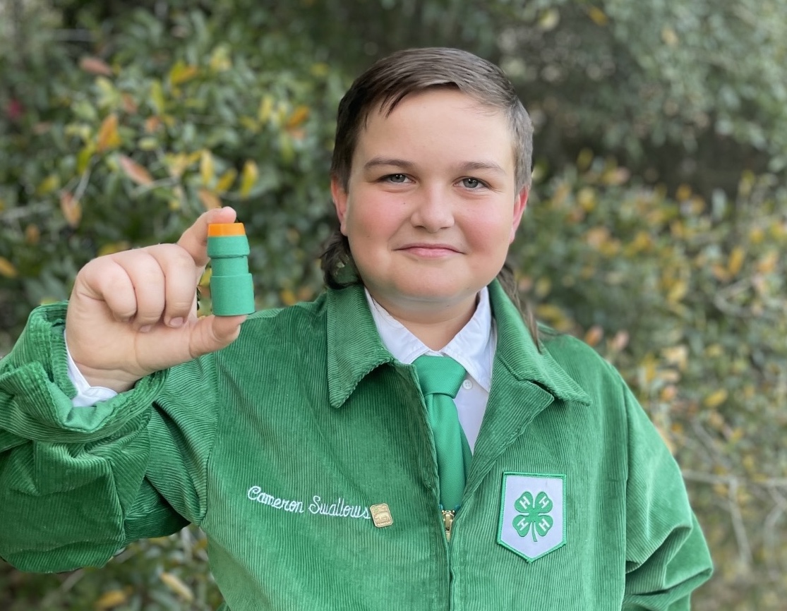 Local student creates lifesaving medical part for pigs; invention will be showcased at the