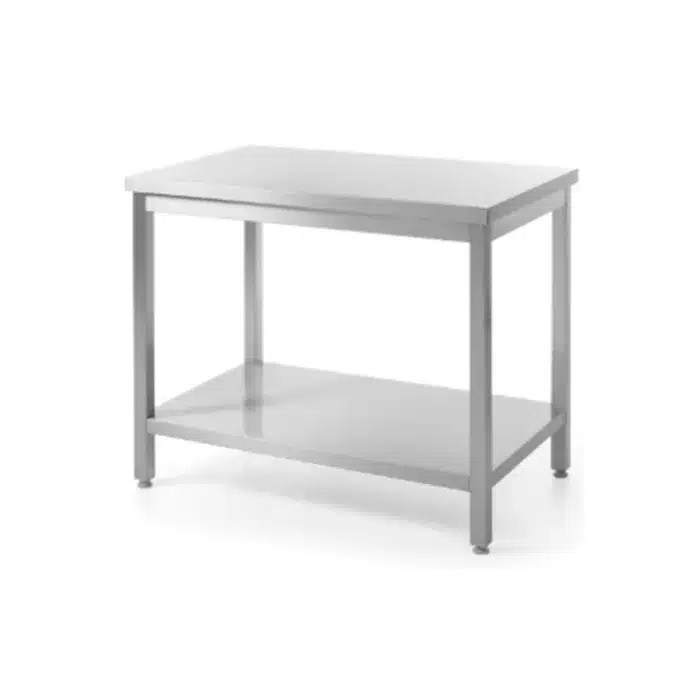 Work Table Bottom Shelf Stainless Steel Al Ahlia Kitchen