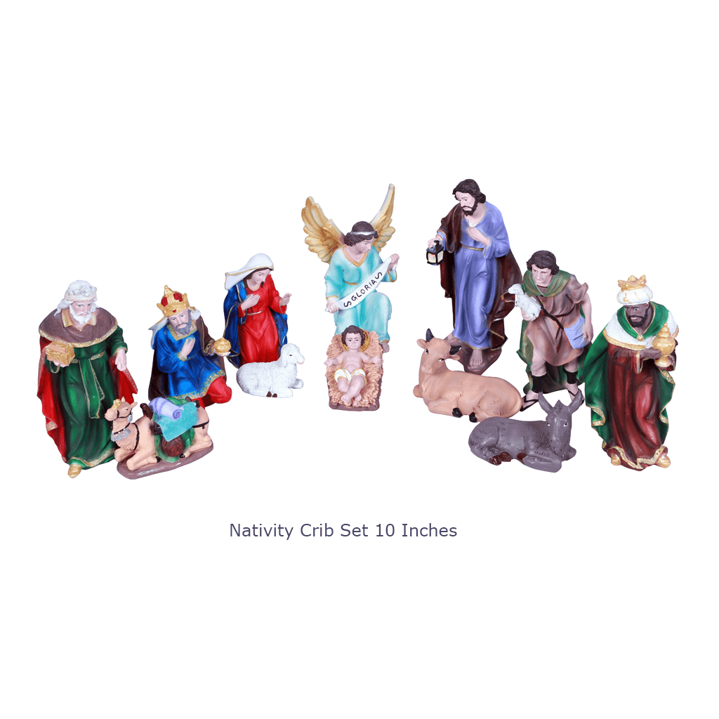 CHRISTMAS NATIVITY CRIB SETS STATUE Alaihal