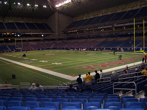 Rank the FCS Domed Stadiums Championship Subdivision Football FCS