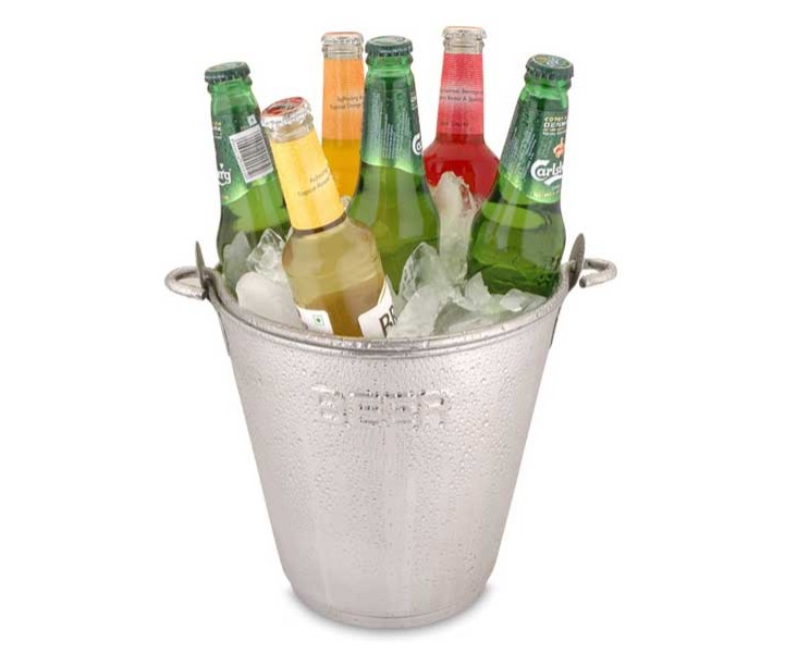 Outdoor Party Beer Bucket With Handle Alamode by Two Brothers Holding Ltd