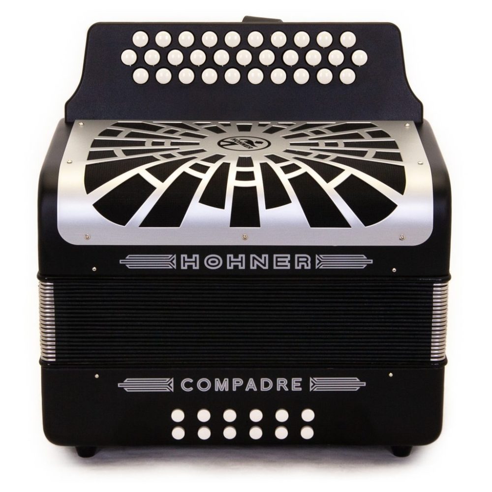 Acordeon Hohner Compadre Negro "Fa" Alamo Musical