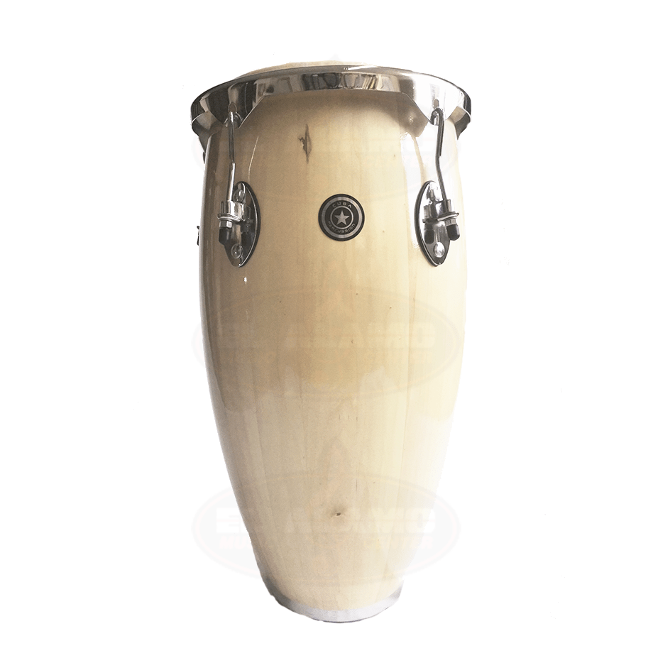 Congas Cuba Percussion 113/4 121/2 CXD085C Natural Alamo Musical