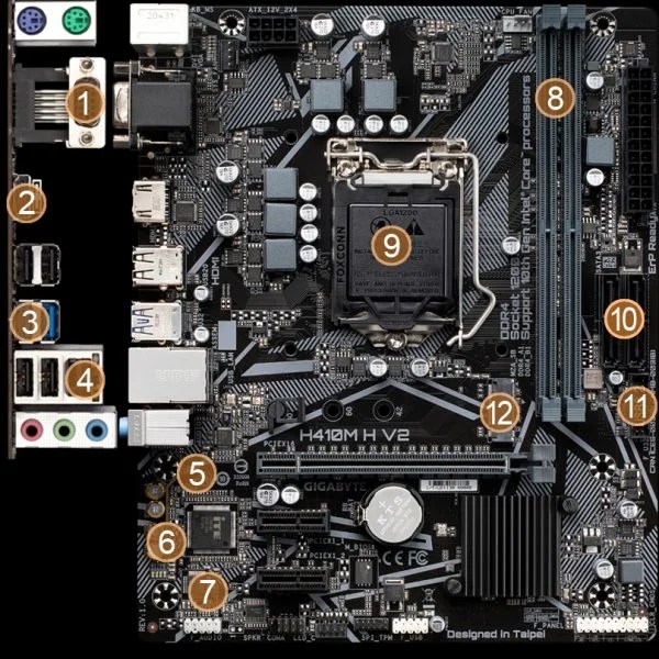 GIGABYTE H110MS2 Motherboard Alam Tech