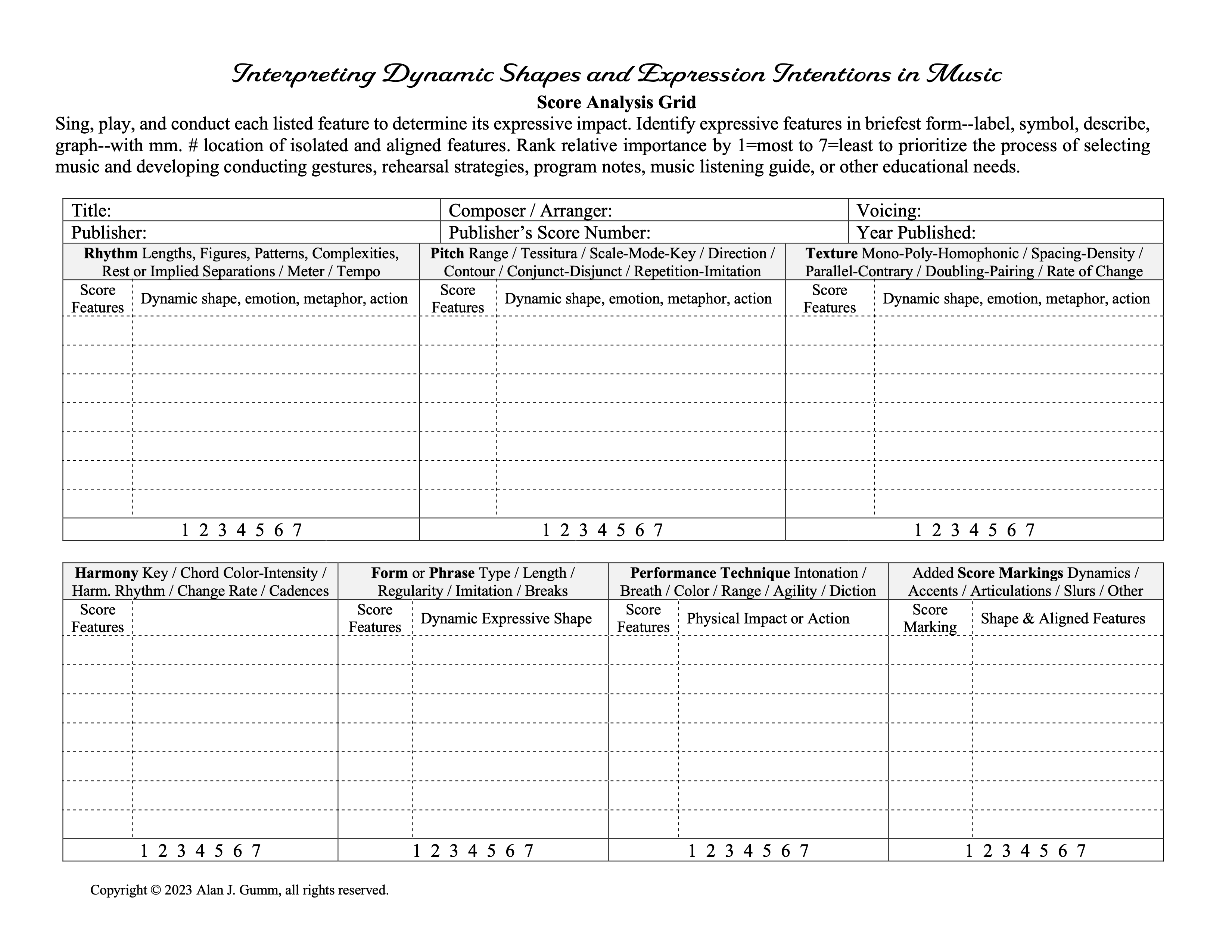 Dynamic Accents In Music
