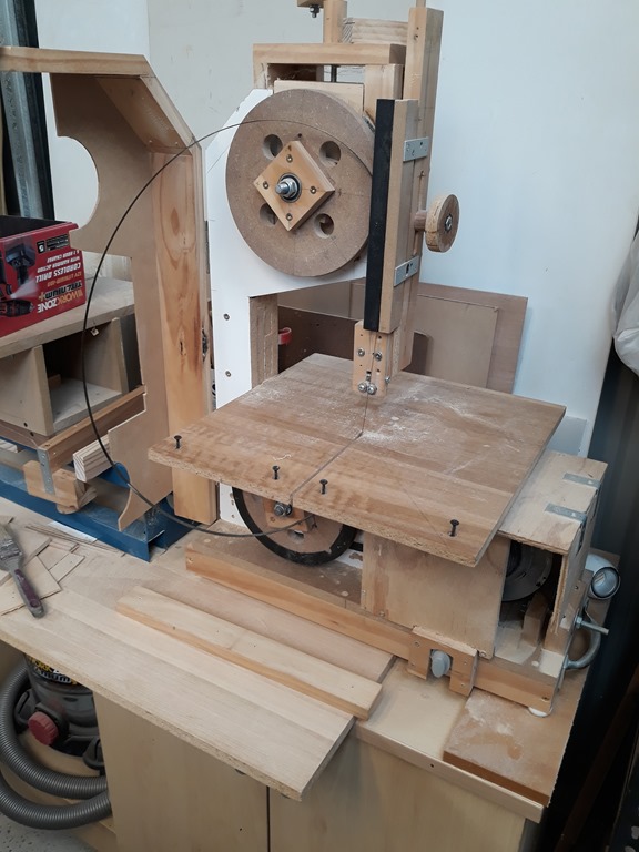 Homemade 8" band saw blade change Alan Mackenzie's Blog