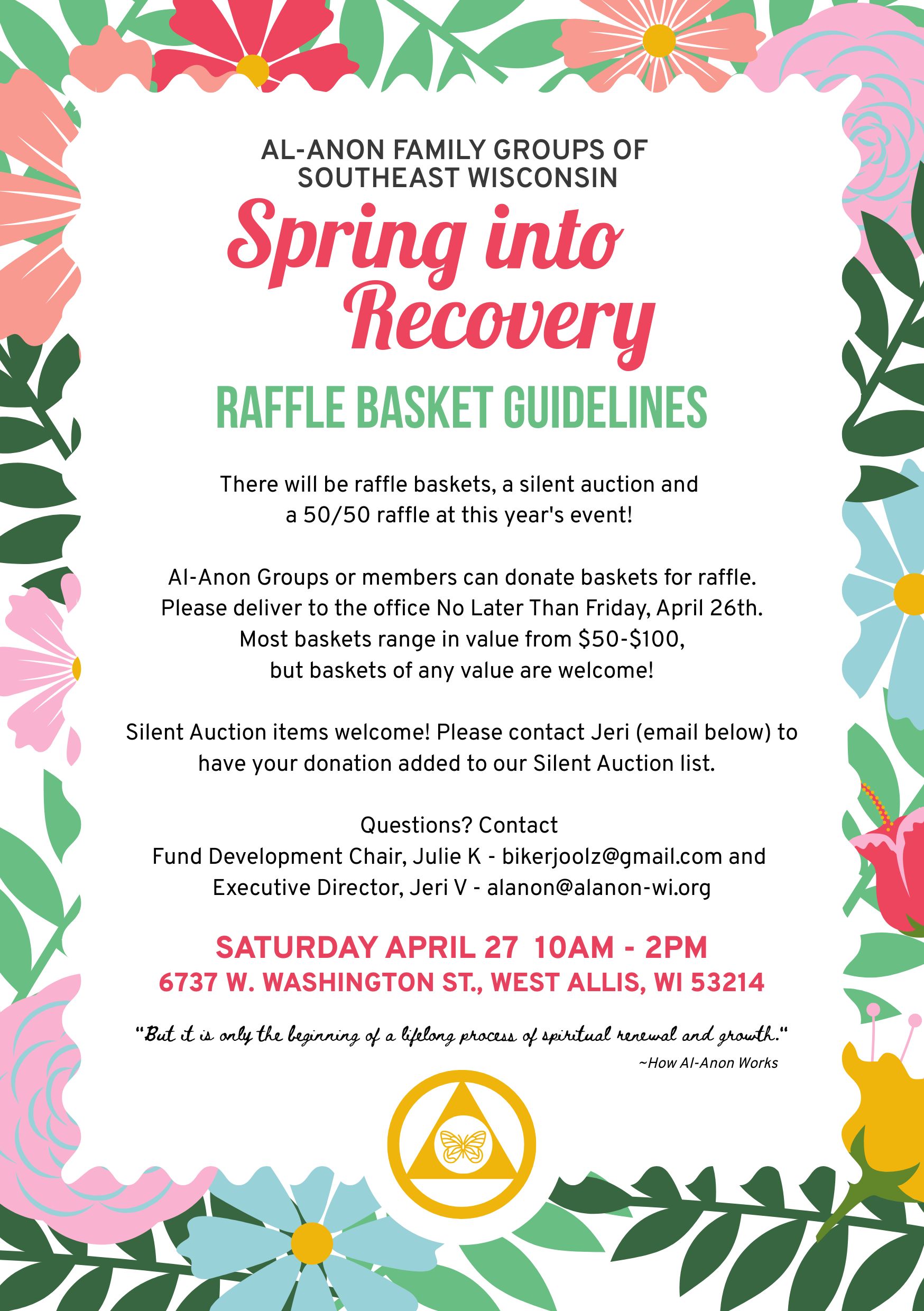 NewsInAFlash AlAnon Family Groups of Southeastern Wisconsin