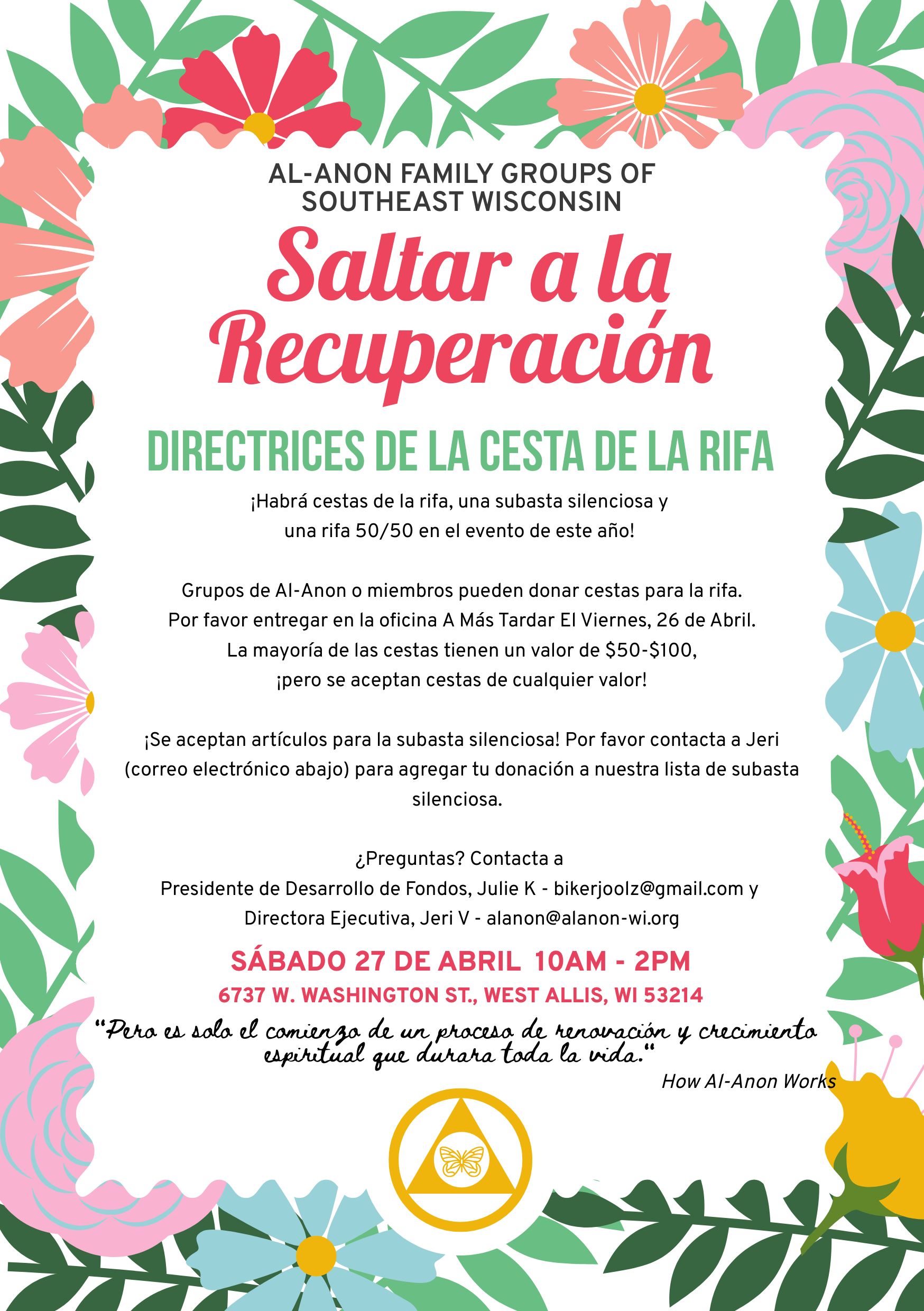 NewsInAFlash AlAnon Family Groups of Southeastern Wisconsin