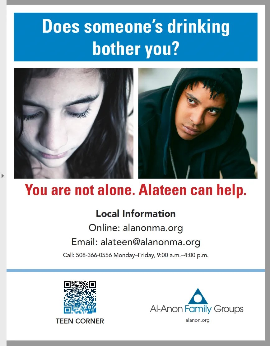 Public Outreach Posters MA AlAnon & Alateen