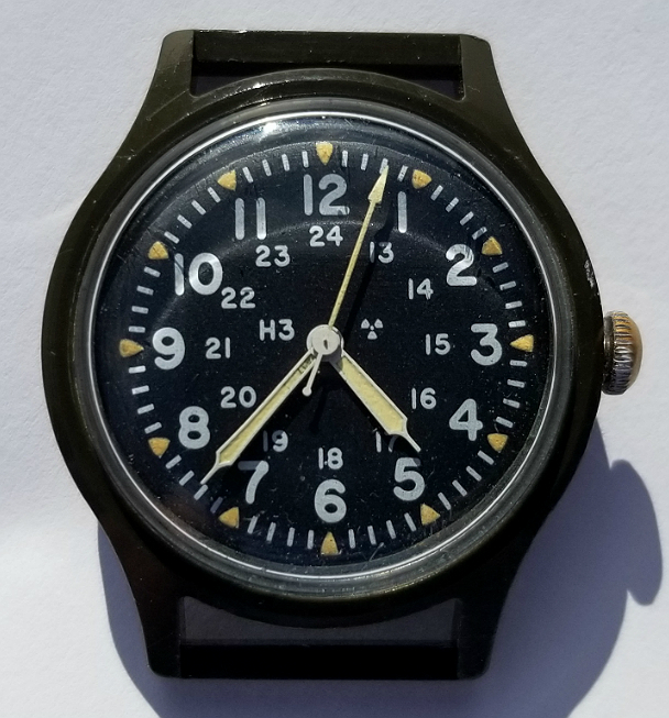 TIMEX MILW46374B February 1982 military contract watch