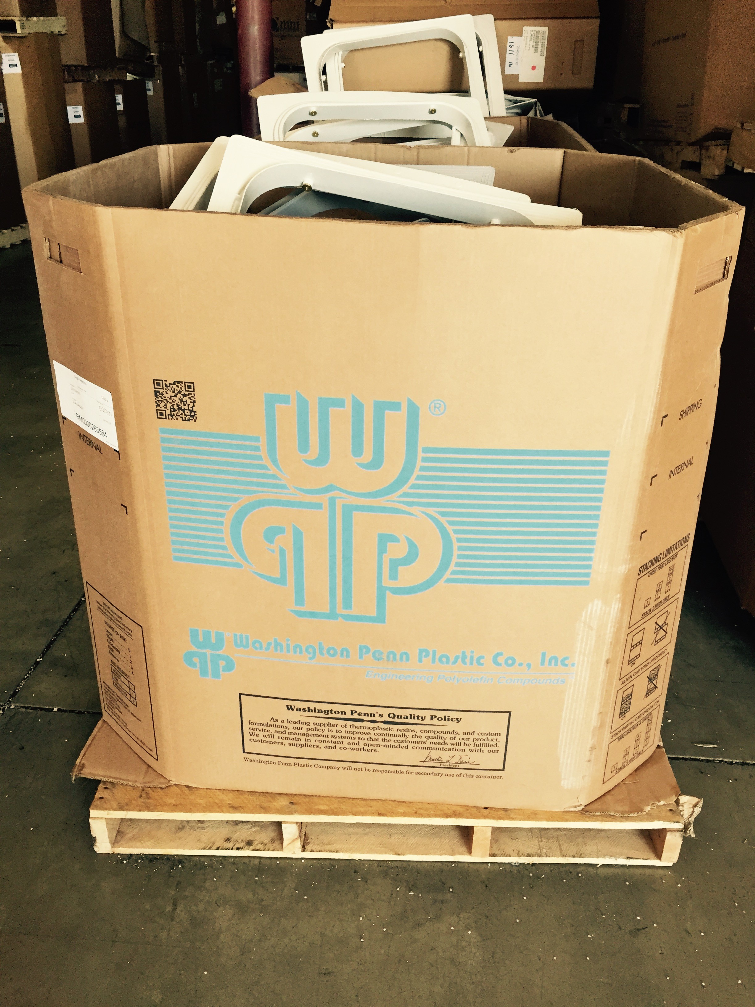 Inventory of Our Variety of Gaylord Boxes ALA Recycling