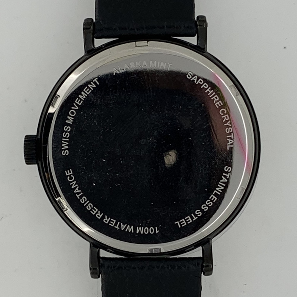 Alaska Mint Watch with Land of the Midnight Sun Coin Dial Alaska Mint