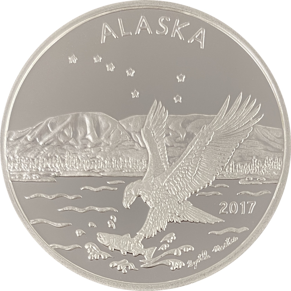 2017 Official State of Alaska Medallion Alaska Mint
