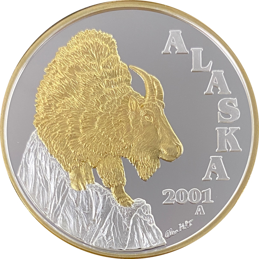 2001 Official State of Alaska Medallion Alaska Mint