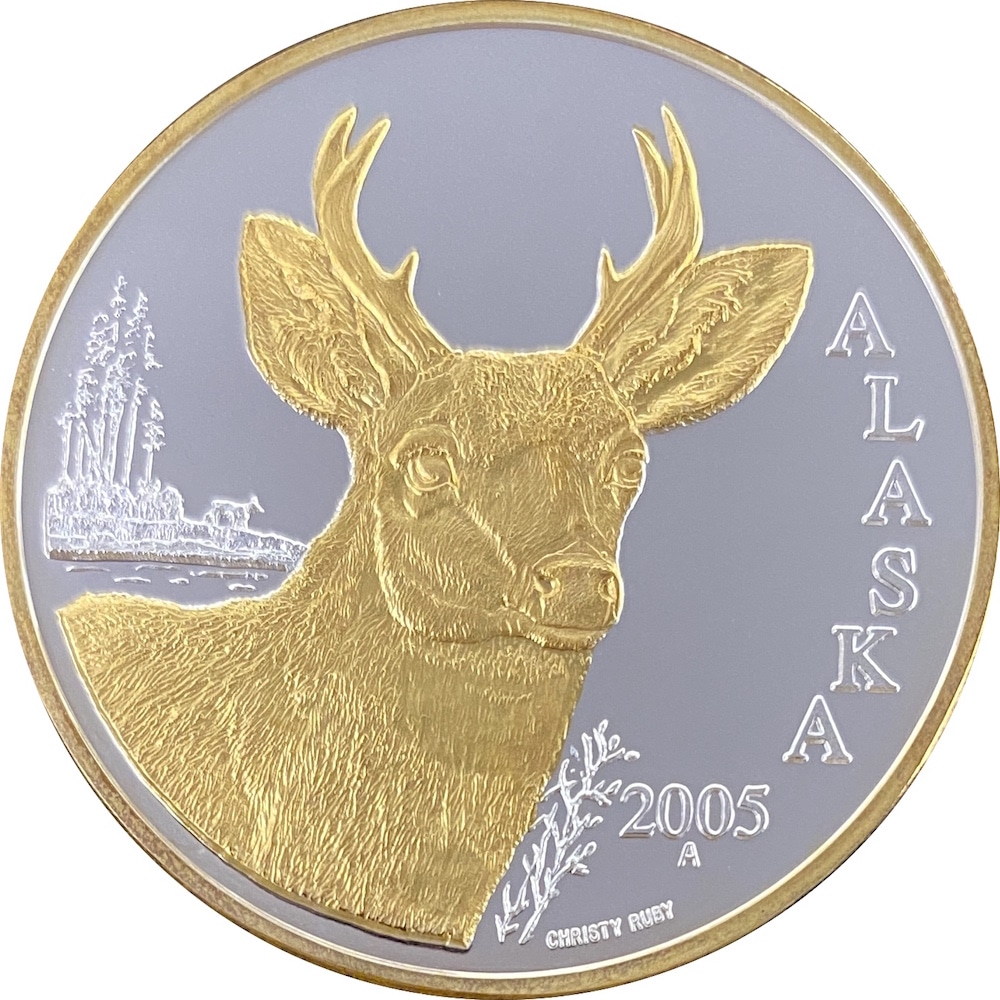 2005 Official State of Alaska Medallion Alaska Mint