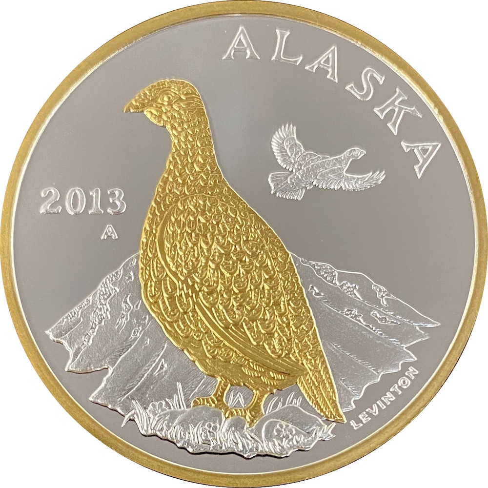 2013 Official State of Alaska Medallion Alaska Mint