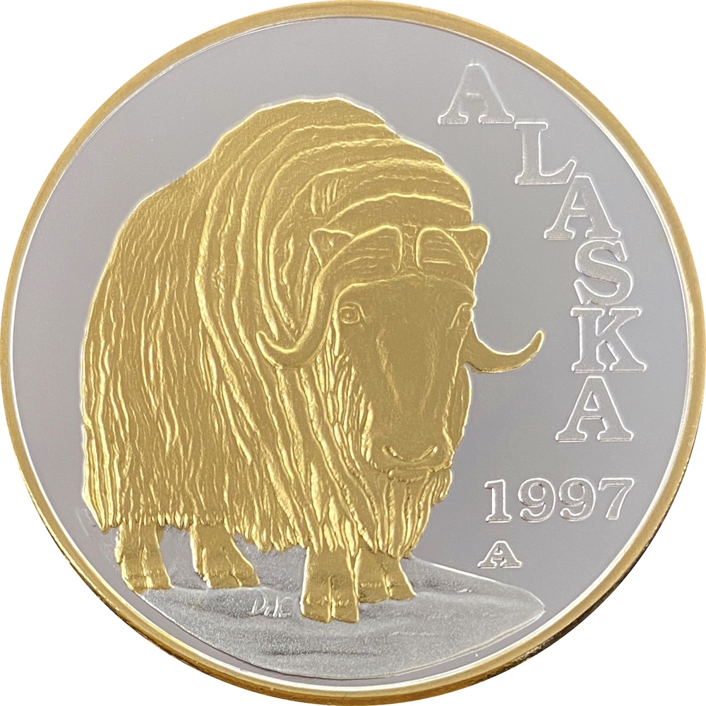 1997 Official State of Alaska Medallion Alaska Mint