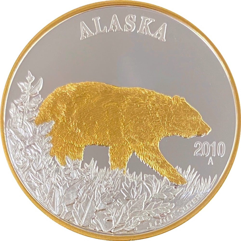 2010 Official State of Alaska Medallion Alaska Mint