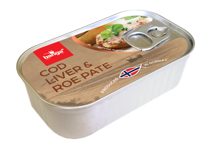 COD LIVER & ROE PATE (Banga) Alaskan Crab Co