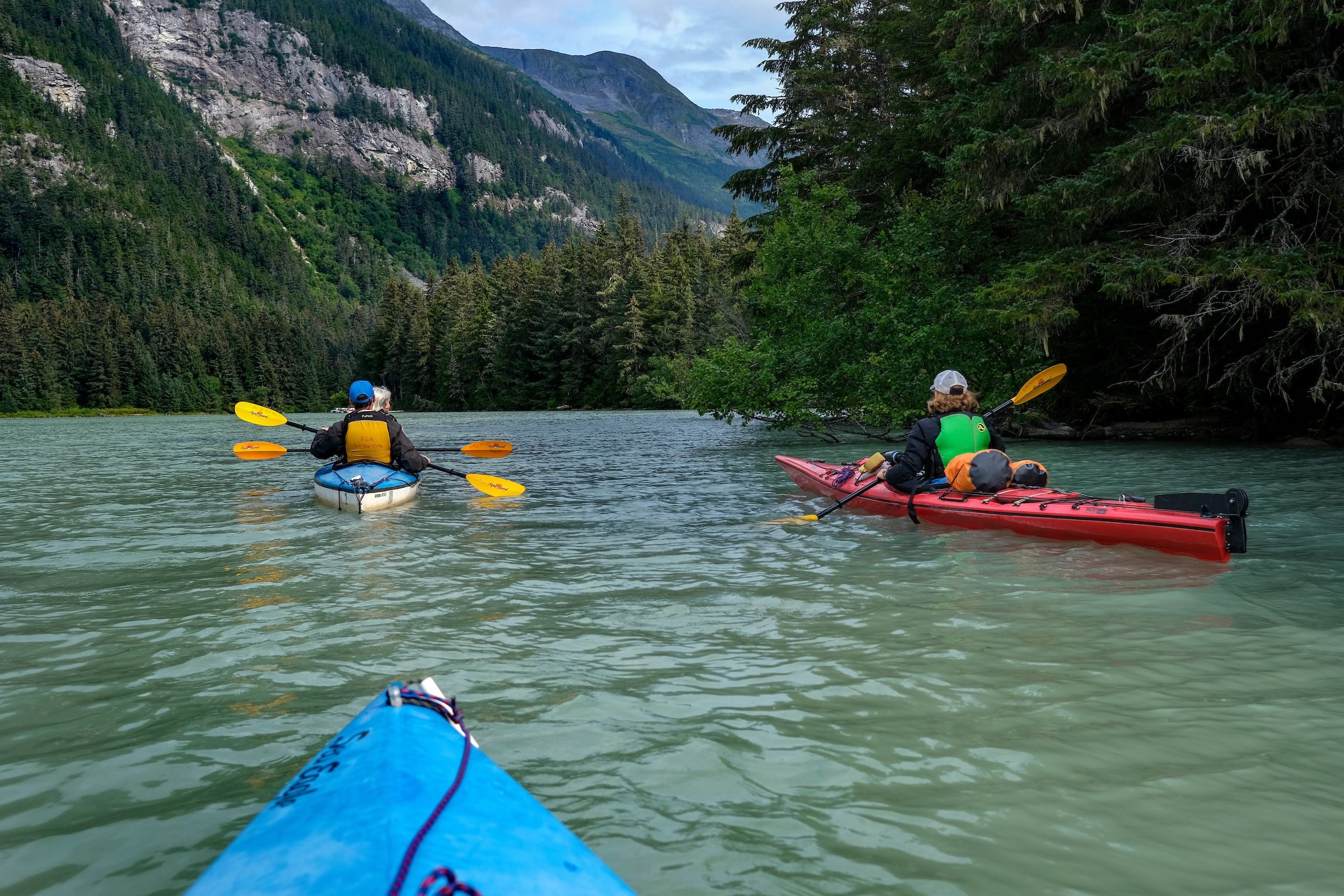 Skagway to Haines Day Tour Kayaking Chilkoot Lake Private Alaska Tours