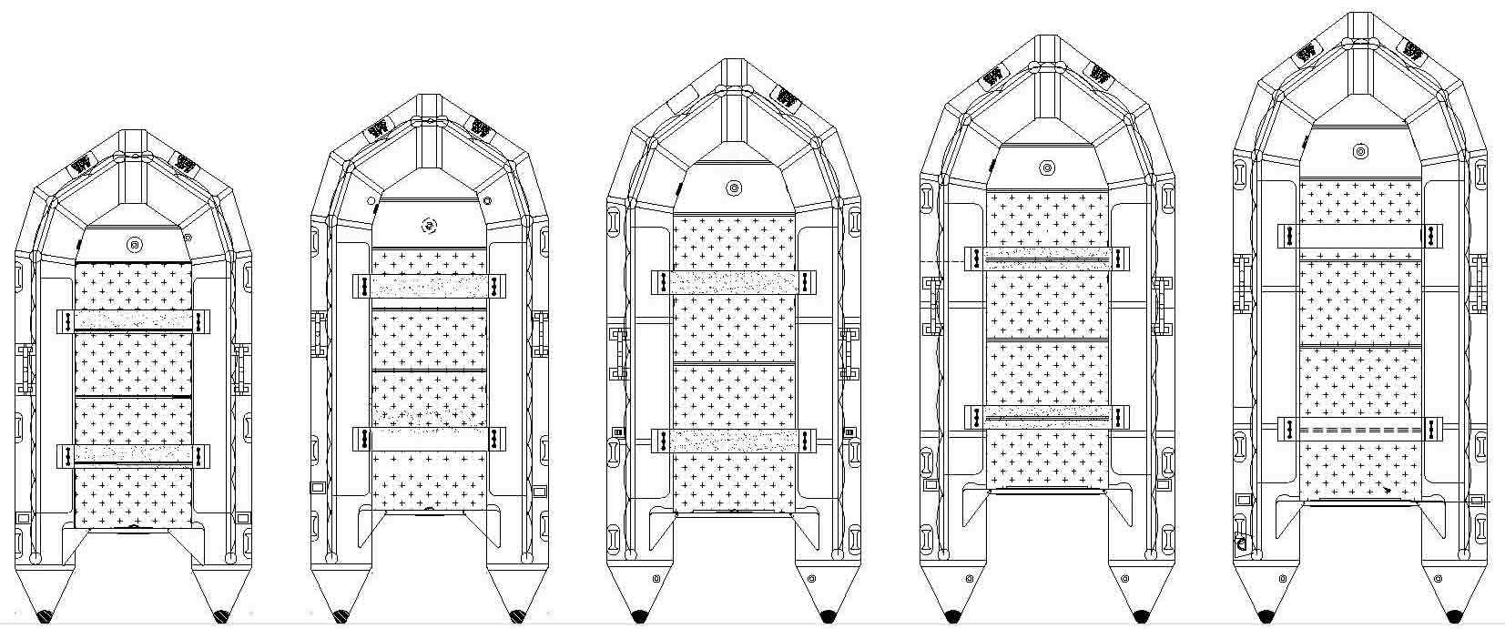 Alaskan Ranger Inflatable sport boat with Aluminum floor inflatable