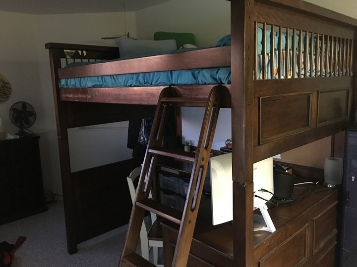 Used Full Size Loft Bed Alaska's List Furniture Full Size Loft