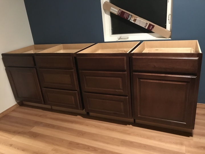 Alaska's List Furniture Four Base Cabi