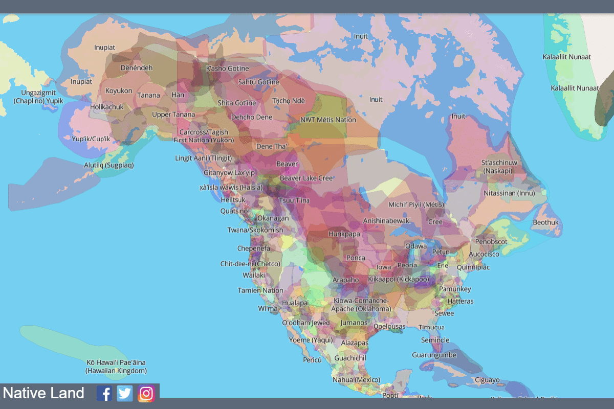 Native Land Acknowledgement Map The importance of land acknowledgments Alaska Wilderness League
