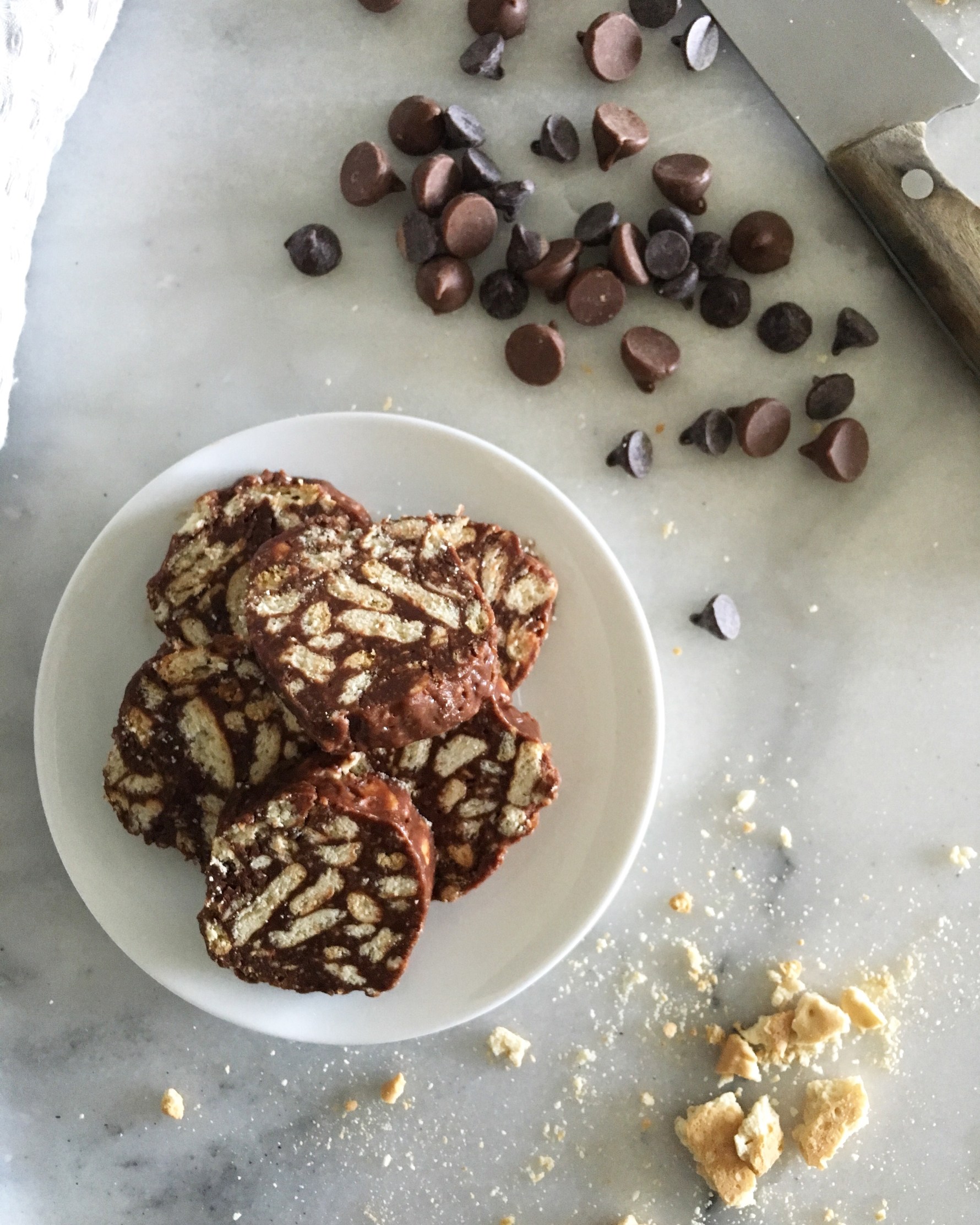 Sukseh a.k.a. Lazy Cake a.k.a. Chocolate Salami à la Susu