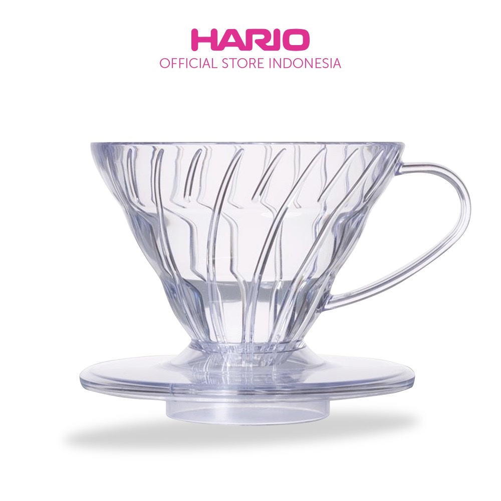 Hario V60 Dripper 02 Plastik Transfaran ALAT KOPI MALANG