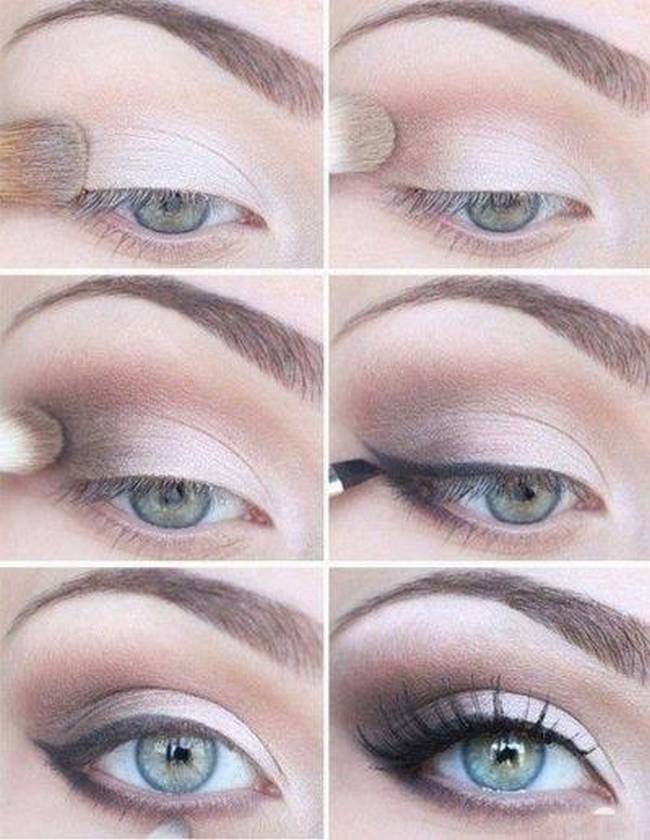 طريقة مكياج العيون