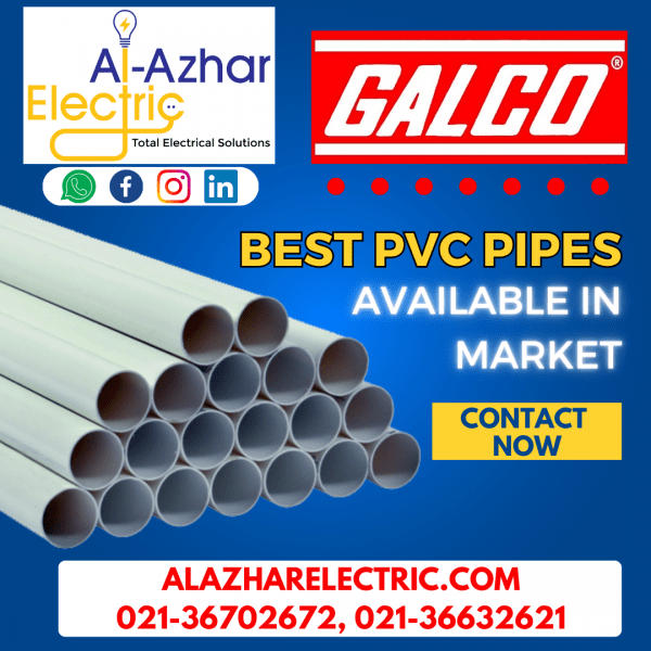 Galco PVC Pipes Al Azhar Electric Store