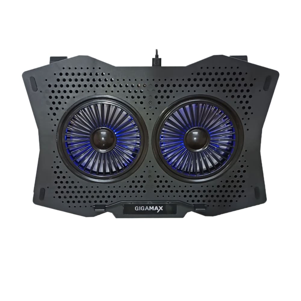 GigaMax GM20 Laptop Cooler Support up to 17” 2 USB Port 2 Fan 140mm 7