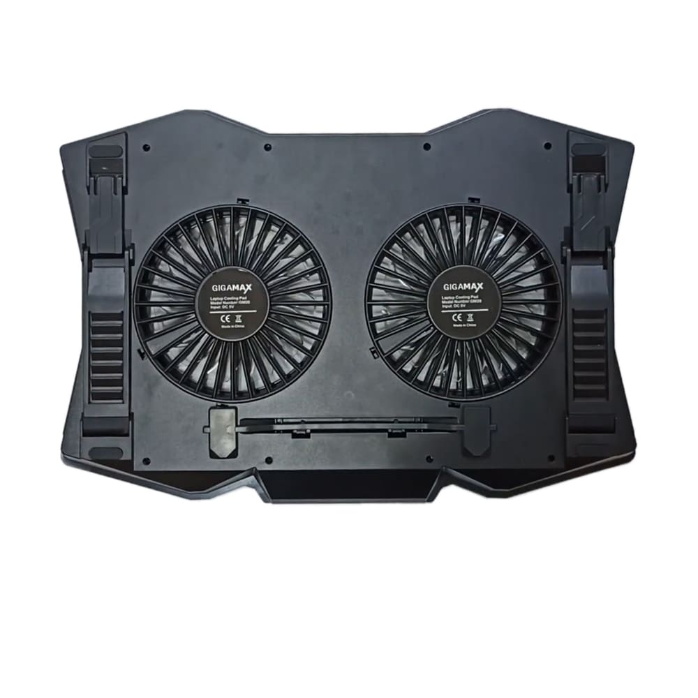 GigaMax GM20 Laptop Cooler Support up to 17” 2 USB Port 2 Fan 140mm 7