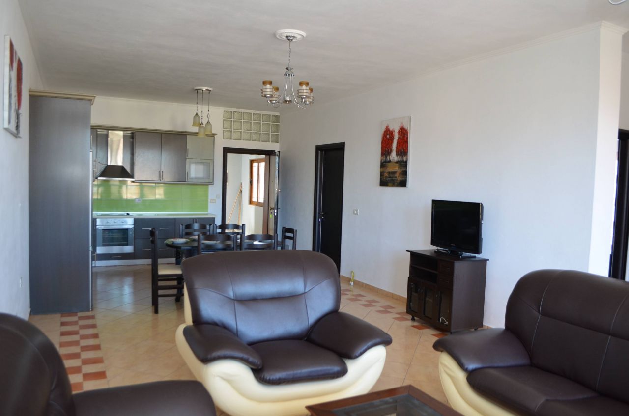 A three bedrooms Albania holiday apartment for rent in Ksamil.