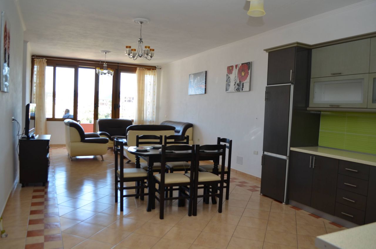 A three bedrooms Albania holiday apartment for rent in Ksamil.