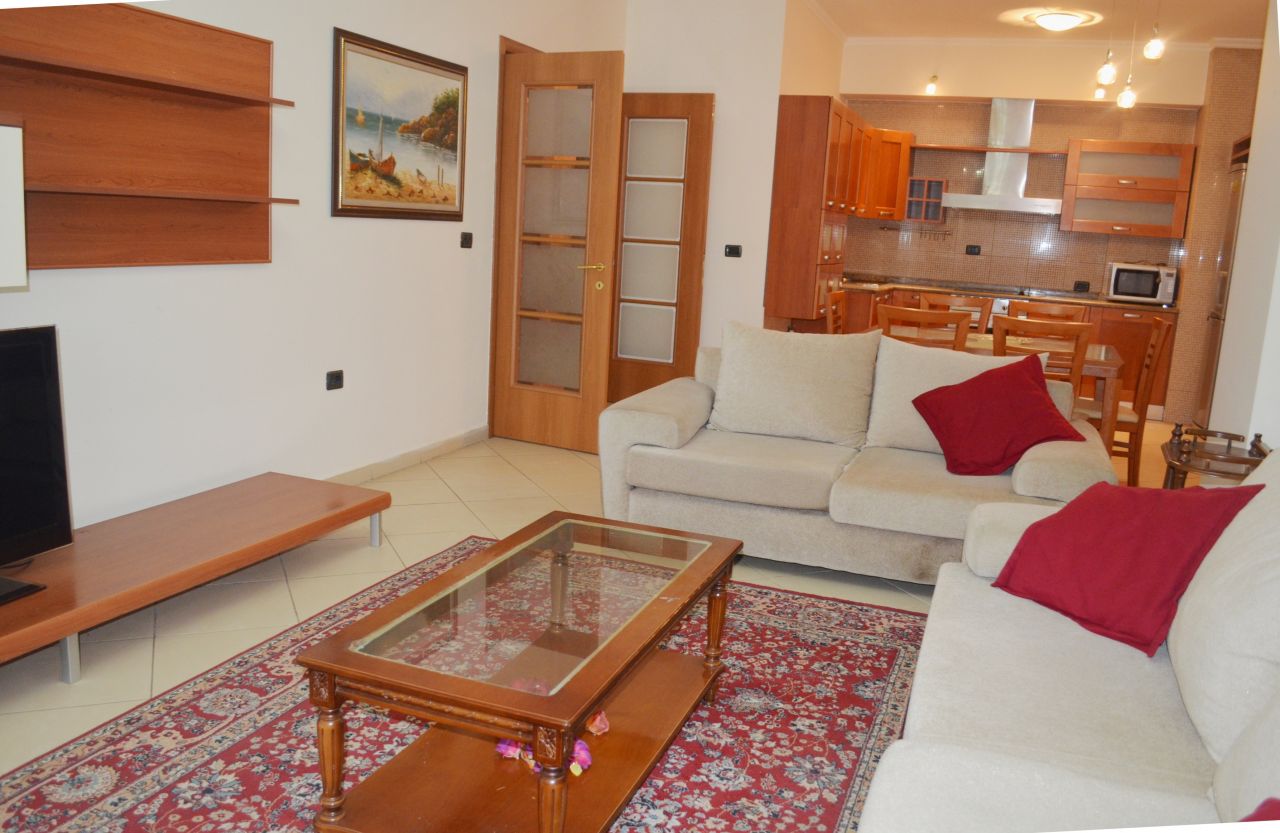 Apartment with two bedrooms for rent in Tirana