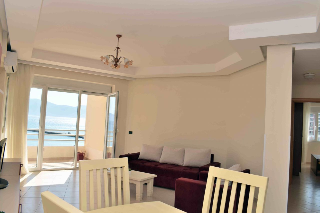 Sea View Apartment In Vlore For Rent