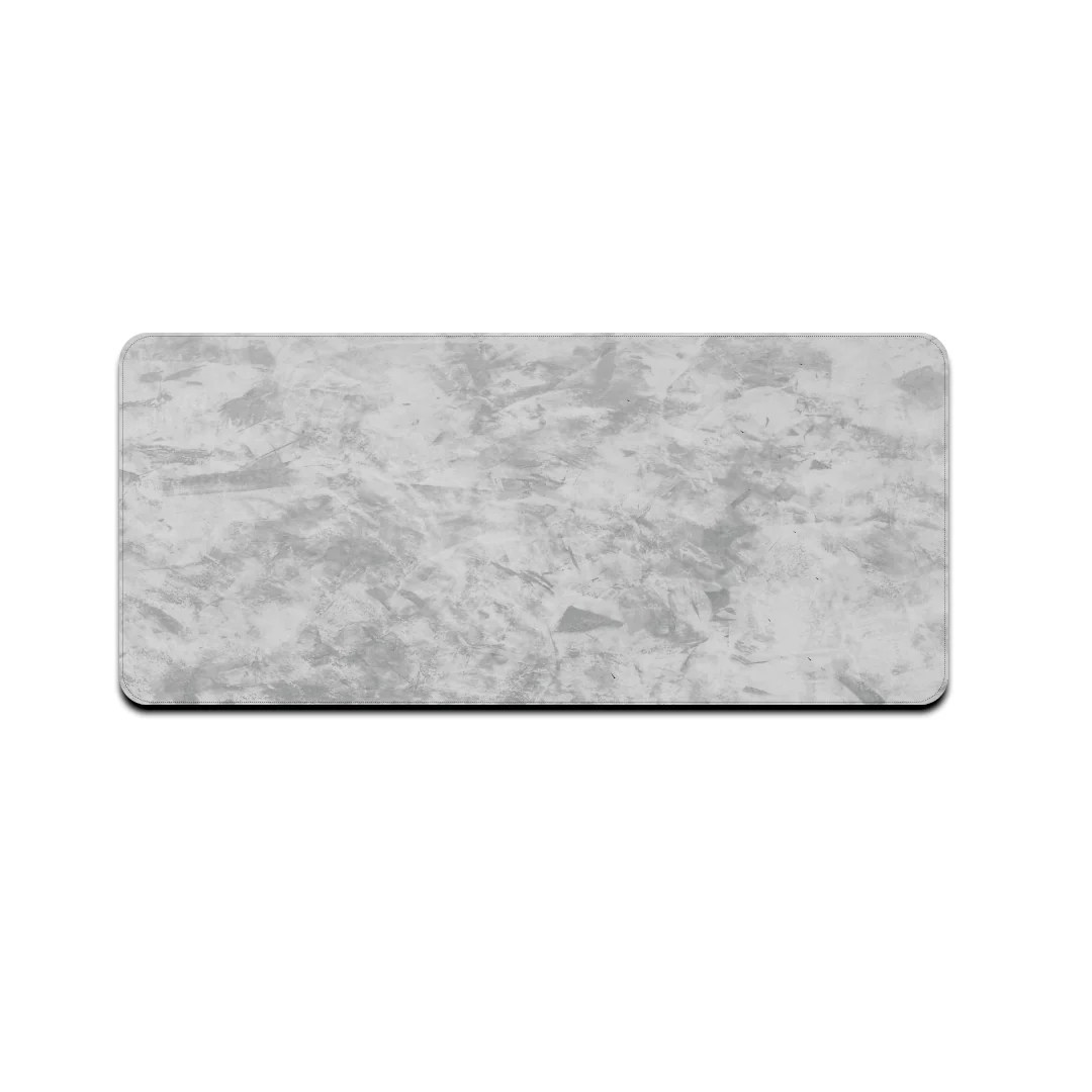 Topographic Concrete White Mousepad Albashkh