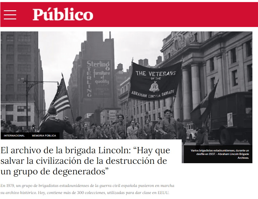 ALBA Featured in Spanish Newspaper The Volunteer