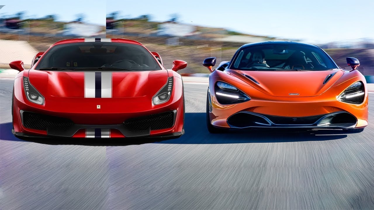 McLaren 720S, Ferrari 812 Superfast, Ferrari 488 Pista ve