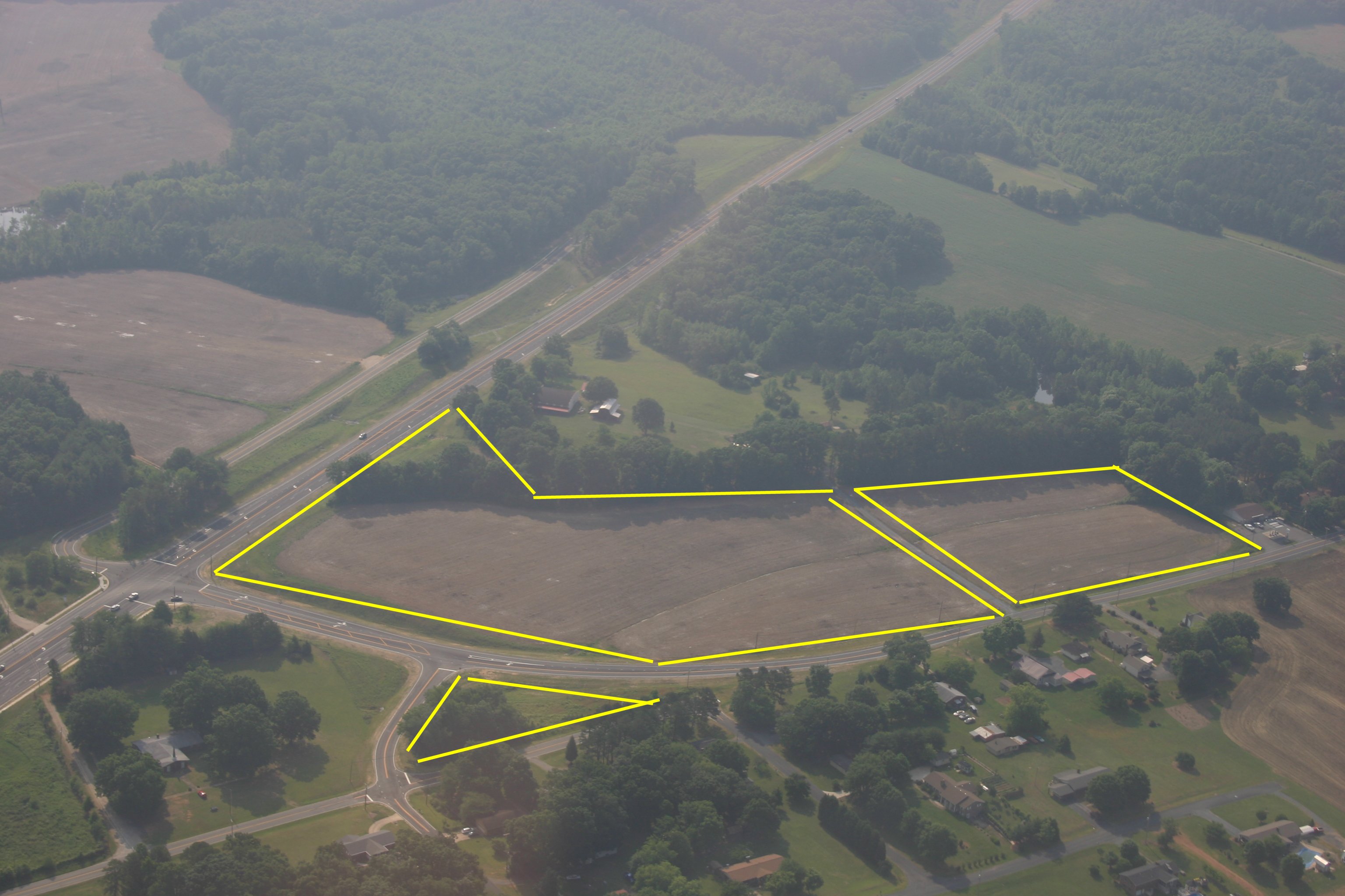 Aerial photos available 600 Acres Real Estate Albemarle Stanly NC