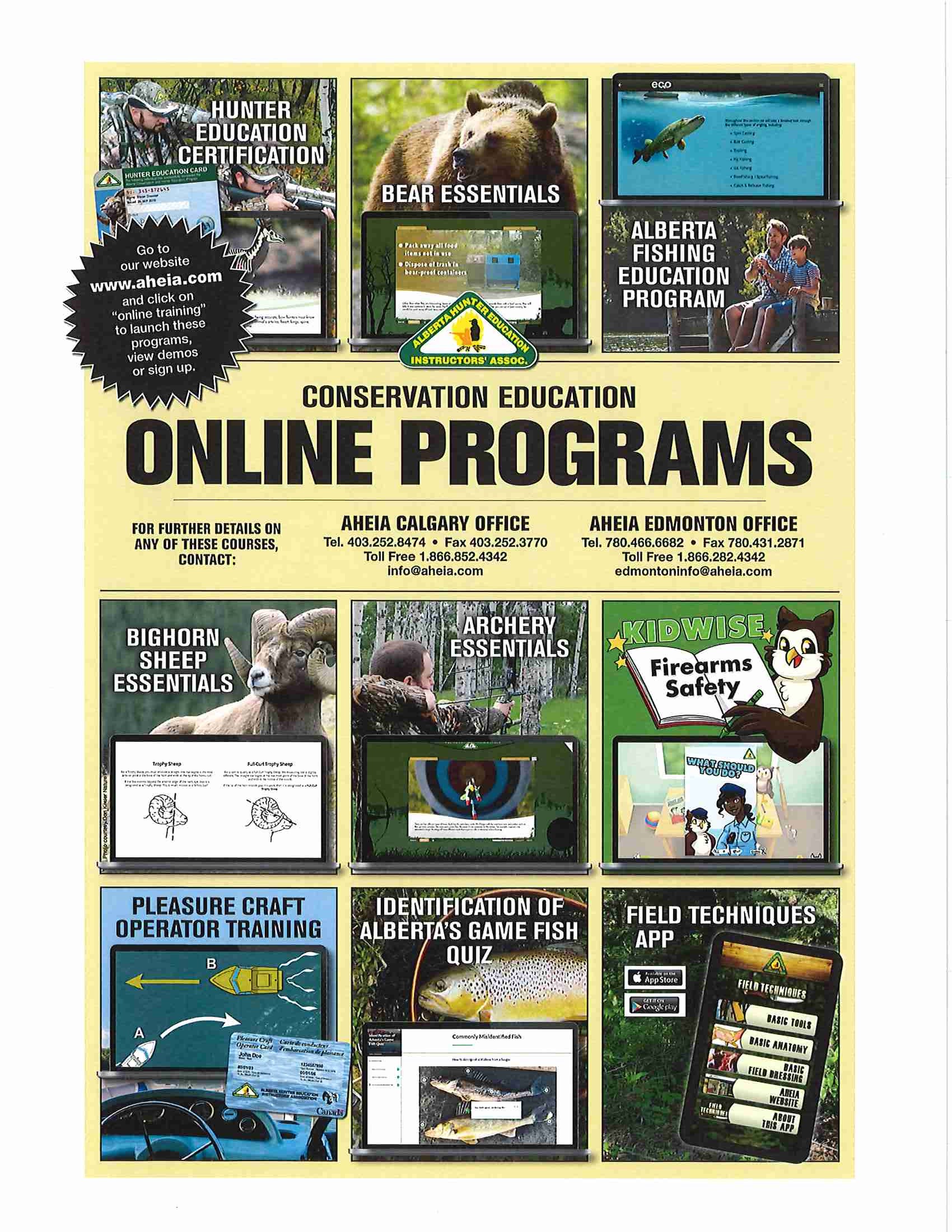 Alberta Hunter Education Instructors’ Association (AHEIA) Alberta