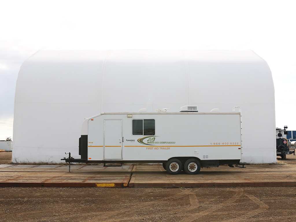 28' Pull Behind First Aid Office Trailer Alberta Gold