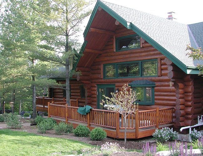 Exterior Gallery Acadian Log Homes