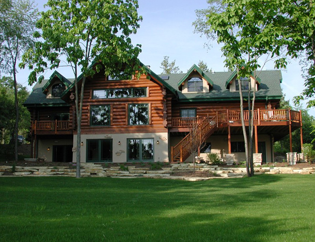 Exterior Gallery Acadian Log Homes