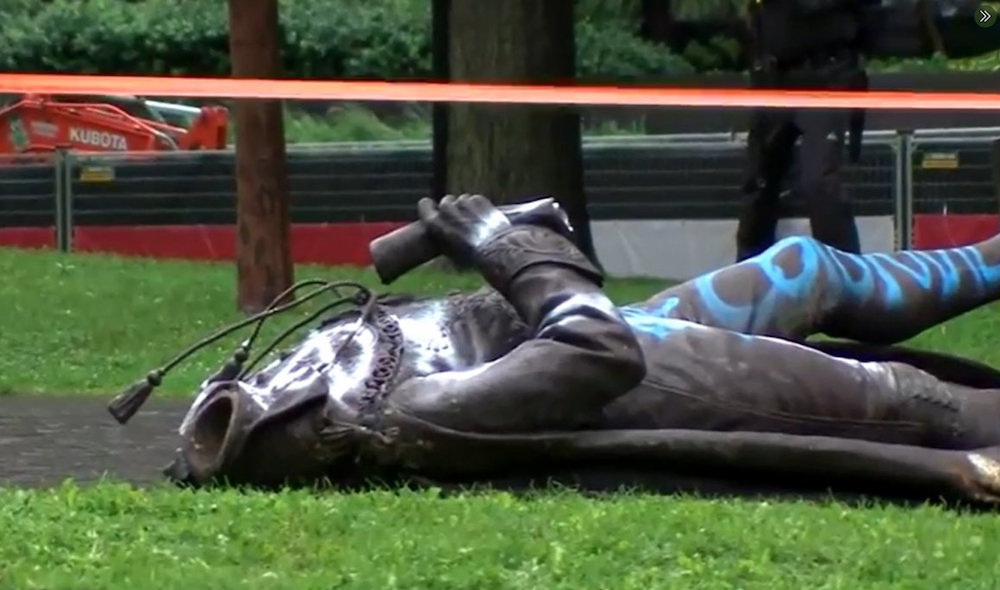 Death toll from fall of Montreal statue still stands at zero, but