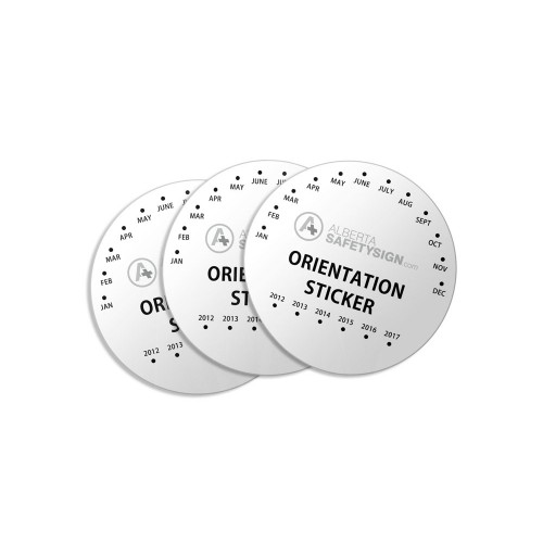 Orientation Stickers with Logo