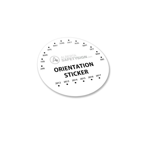 Orientation Stickers with Logo
