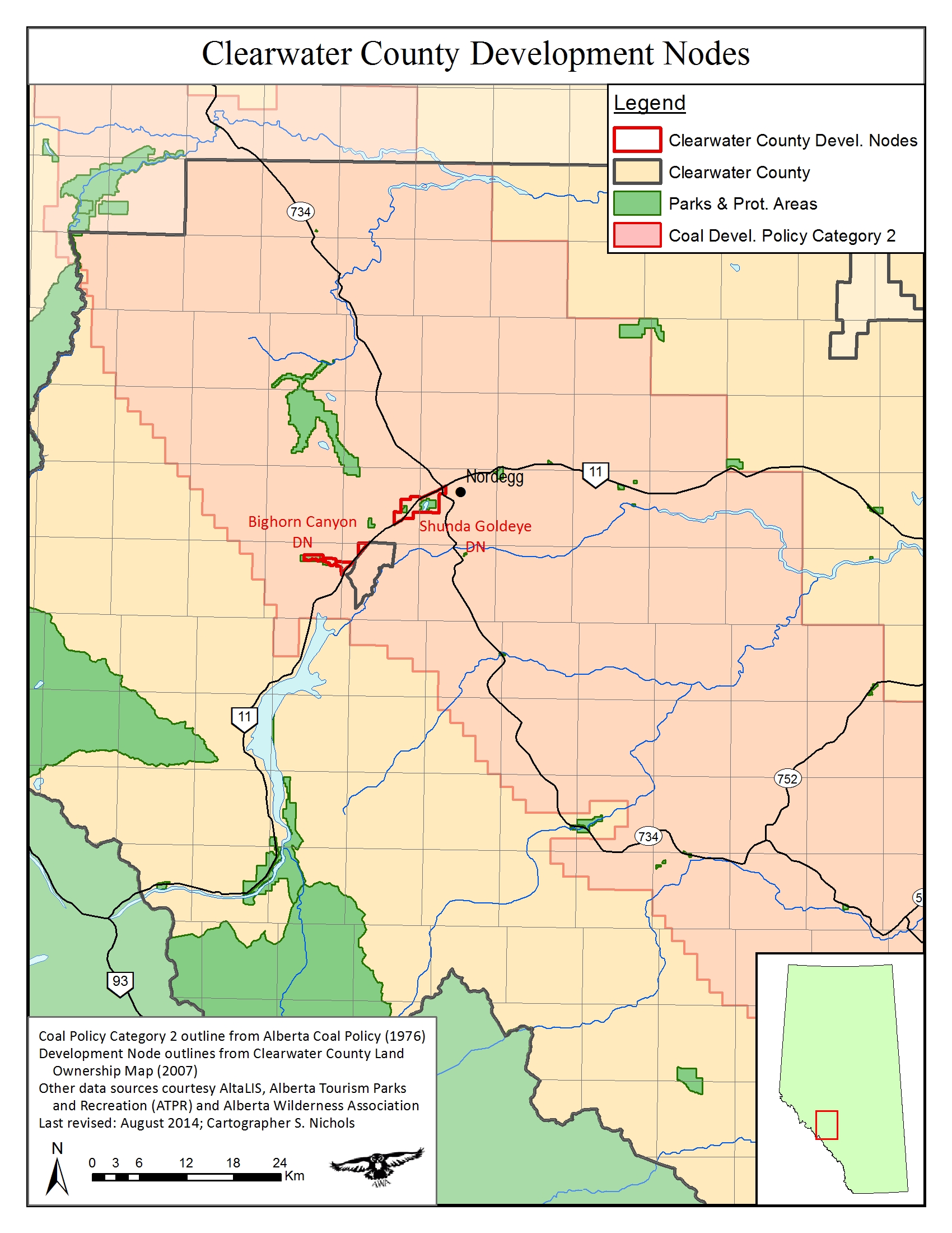 Clearwater County Alberta Map Coal Alberta Wilderness Association